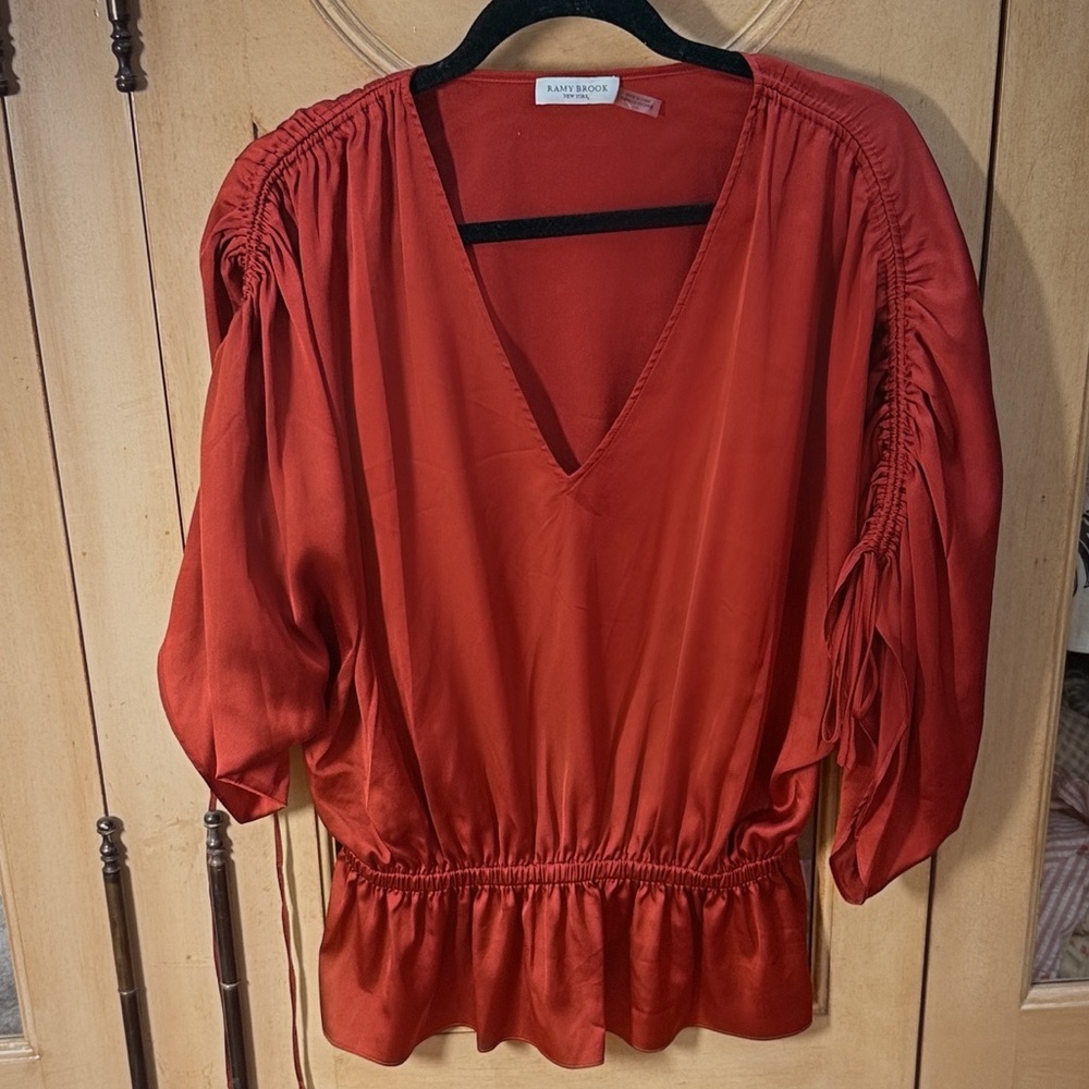Ramy Brook Suzie Top in Clay Size Large | Like New